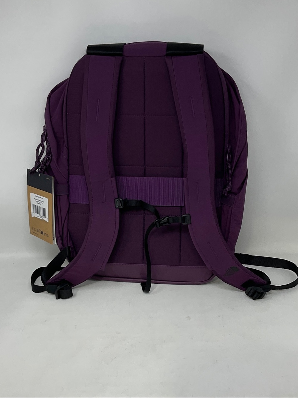 The North Face Purple Backpack with Top Handles and Zip Pockets - Picture 2 of 2